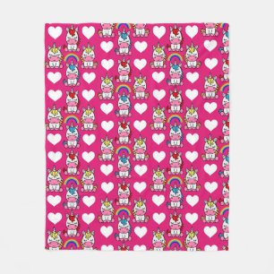 Cobertor De Velo Little Girls Unicorn Pony