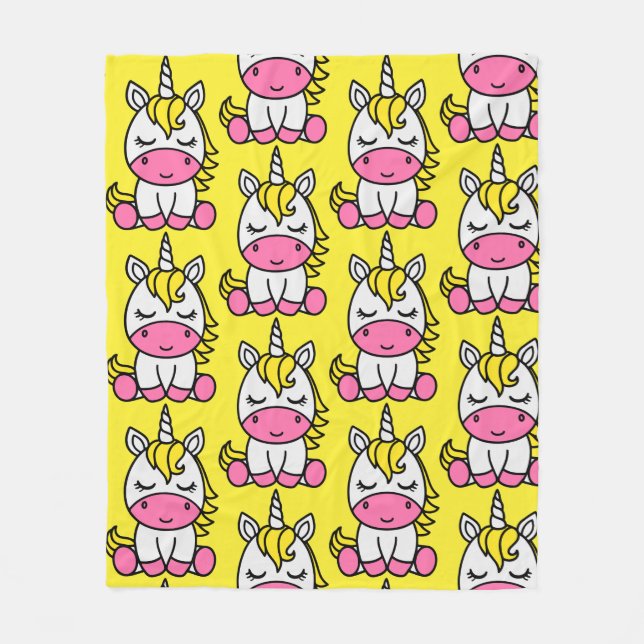 Cobertor De Velo Little Girls Unicorn Pony (Frente)