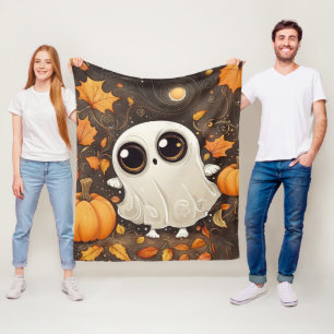 Cobertor De Velo Little Halloween Ghost