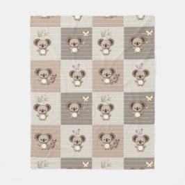 Cobertor De Velo Little Koala Bliss
