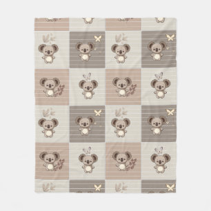 Cobertor De Velo Little Koala Bliss