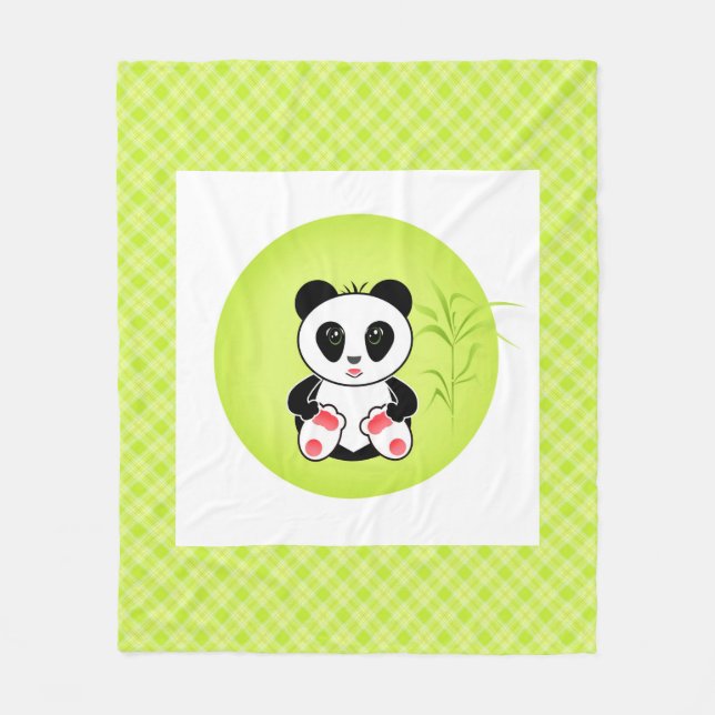 Cobertor De Velo Little Panda (Frente)