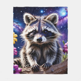 Cobertor De Velo Little Raccoon