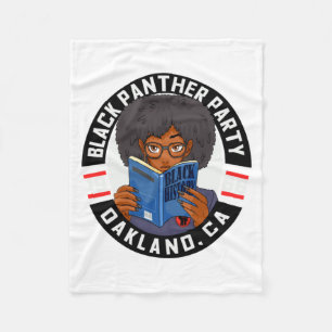Cobertor De Velo Livro de História Negra Partido Pantera Garota Edu