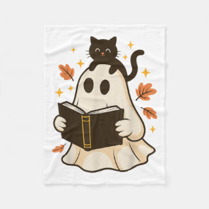Cobertor De Velo Livros Fantasmas Lendo Livro Biblioteca de Hallowe