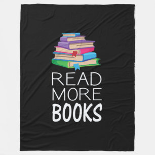 Cobertor De Velo Livros - Leia Mais Livros