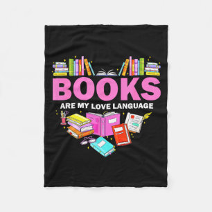 Cobertor De Velo Livros São Minha Linguagem do Amor Amante da Leitu