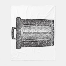 Cobertor De Velo Lixo da Glitter