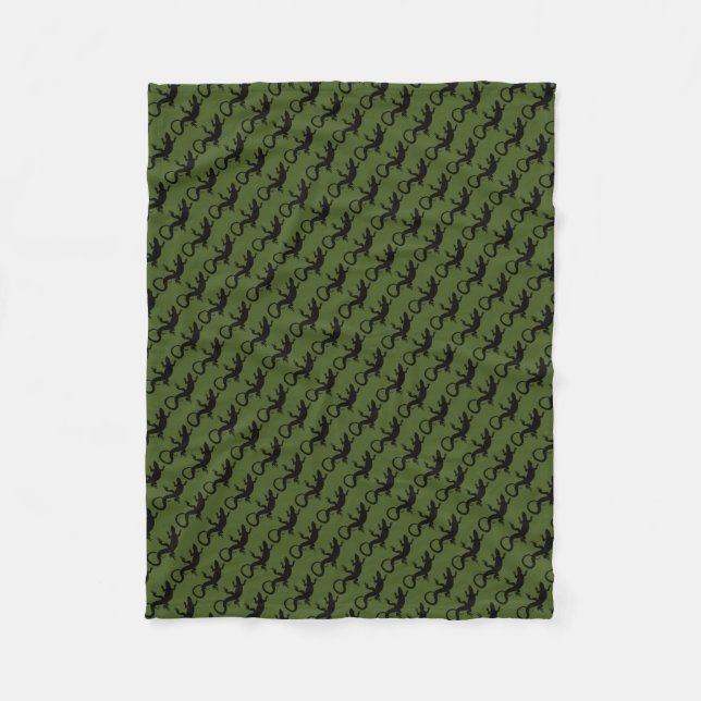 Cobertor De Velo Lizard Blanket Legal Lizard Art Fleece Blanket (Frente)
