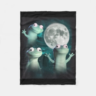 Cobertor De Velo Lizard Lizard Engraçado Lizard Moon Me Traindo