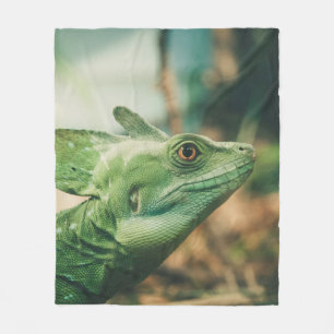 Cobertor De Velo Lizard olha de perto