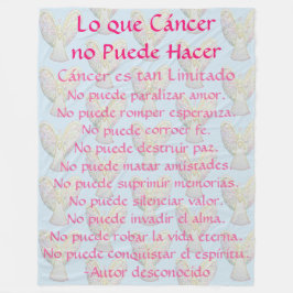 Cobertor De Velo Lo que Cáncer no Puede Hacer Angel Chemo