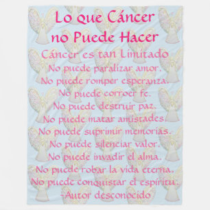 Cobertor De Velo Lo que Cáncer no Puede Hacer Angel Chemo