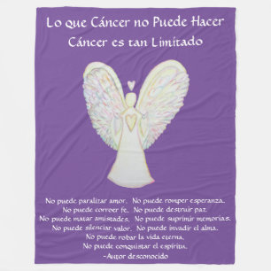 Cobertor De Velo Lo que cáncer no Puede Hacer Angel Chemo