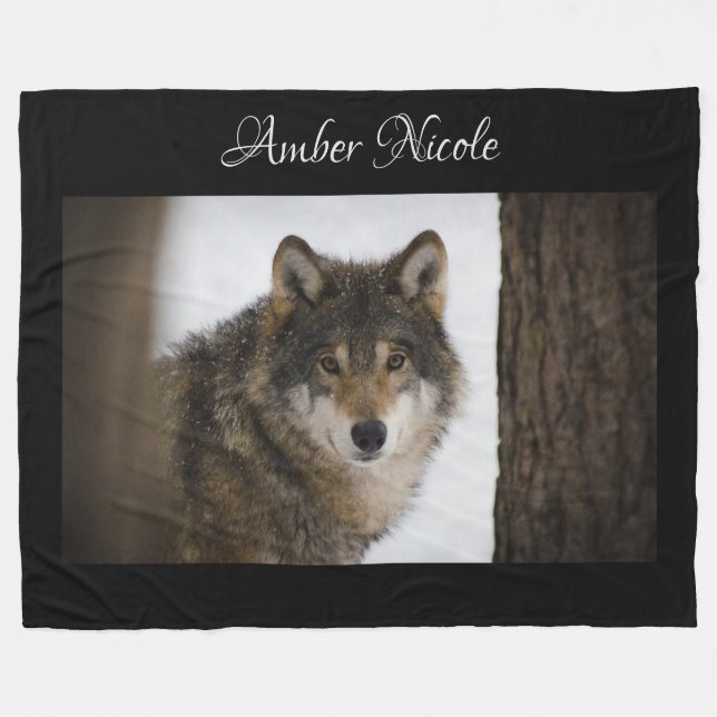 Cobertor De Velo Lobo (Frente (Horizontal))