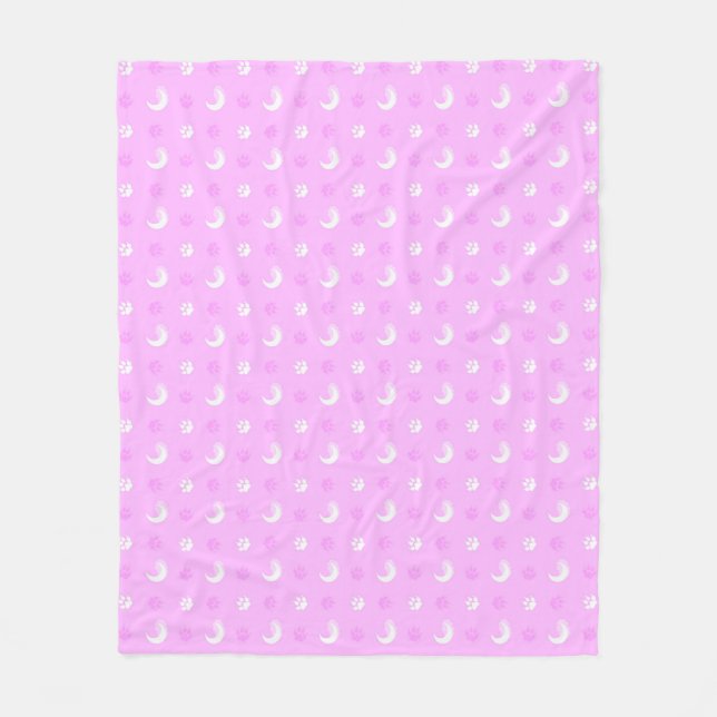 Cobertor De Velo Lobo Mau Rosa (Frente)