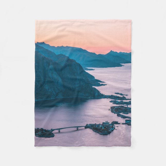 Cobertor De Velo Lofoten Islands Norway (Frente)
