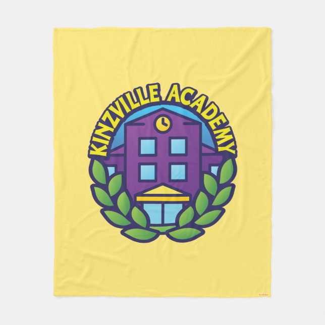 Cobertor De Velo Logotipo da academia de Kinzville (Frente)