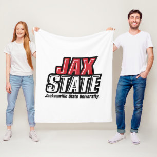 Cobertor De Velo Logotipo da Jacksonville State University JAX STAT