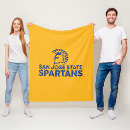 Cobertor De Velo Logotipo da San Jose State Spartans com Marca de P
