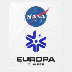Cobertor De Velo Logotipo do Clipper da NASA Europa