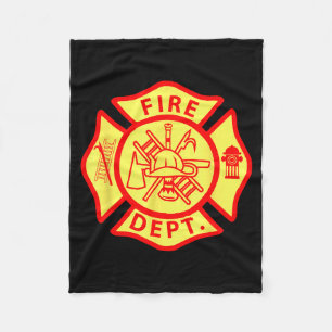 Cobertor De Velo Logotipo do Departamento de Bombeiros Símbolo Unif