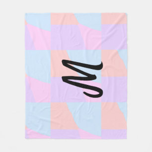 Cobertor De Velo logotipo monograma simples e mínimo personalizado