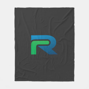 Cobertor De Velo logotipo preto e verde com a letra r