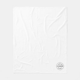 Cobertor De Velo Logotipo profissional de tamanho médio 50"x60"