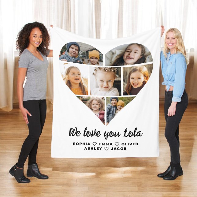 Cobertor De Velo Lola, amamos-te 7 fotos de colagem (Criador carregado)