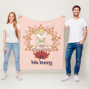Cobertor De Velo Lola Bunny Yoga Lotus Pose