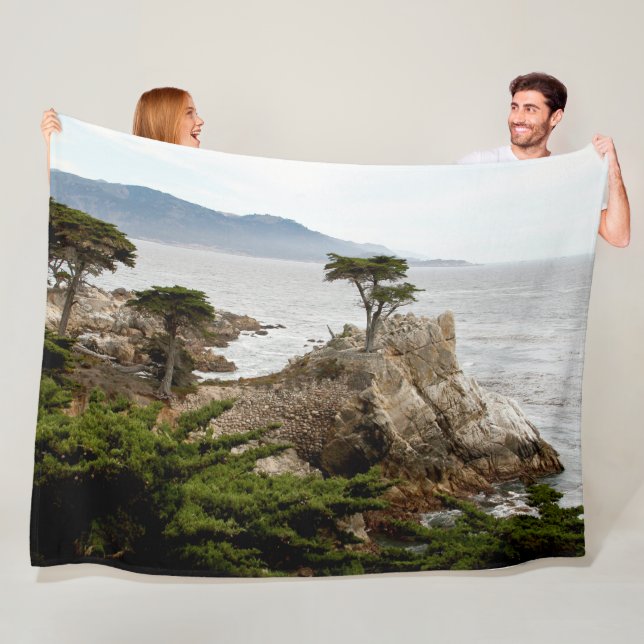 Cobertor De Velo LONE CYPRESS Large Fleece Blanket (In Situ)