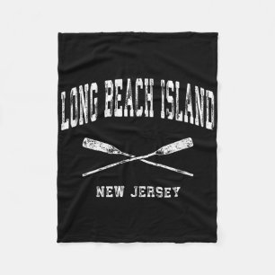 Cobertor De Velo Long Beach Island New Jersey Vintage NMaritime Cro