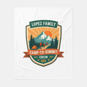 Cobertor De Velo Lopez Family Acampamento-Para-Cume Equipe Vintage