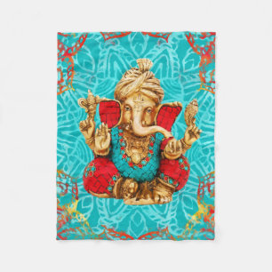 Cobertor De Velo Lord Ganesha - Mídia mista