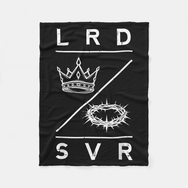 Cobertor De Velo Lord Saviour Crown Christian God Jesus Bible Men W (Frente)