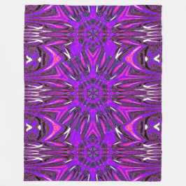 Cobertor De Velo Lotus 5 Fleece Blanket Refletido