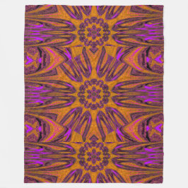 Cobertor De Velo Lotus 6 Fleece Blanket Refletido