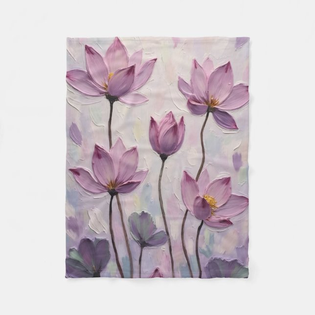Cobertor De Velo Lotus – Oil Painting (Frente)