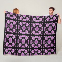 Cobertor De Velo Lotus violeta-vermelha