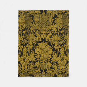 Cobertor De Velo Louis XIV Ouro Damask