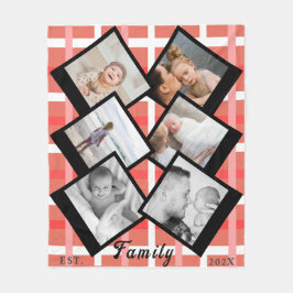 Cobertor De Velo Love Always – Custom Family Photo Blanket 