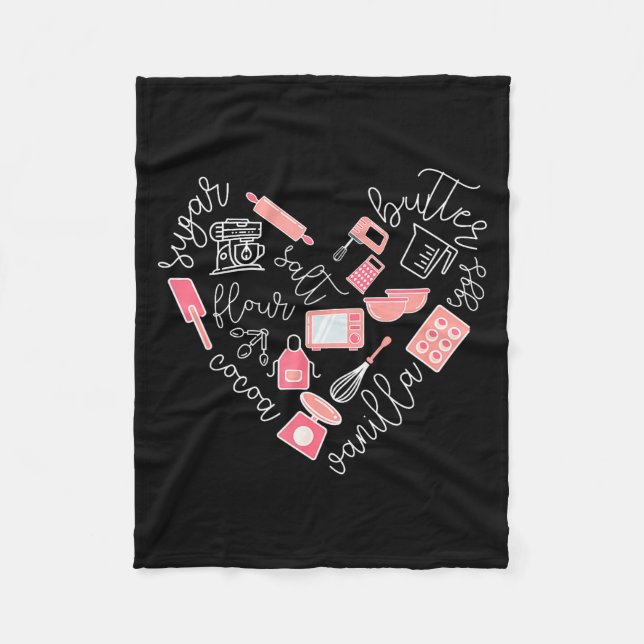 Cobertor De Velo Love Baking Tools For Bakers Gift Women Cute Nk  (Frente)