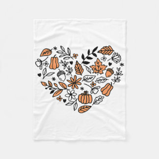 Cobertor De Velo Love Fall Y Leopard Pumpkin Autumn Season Wome