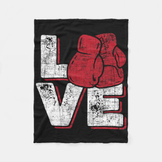 Cobertor De Velo Love - Kickboxer Kickboxing Fitness Workout Martia