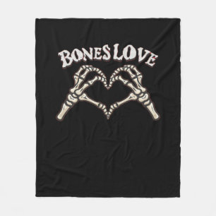 Cobertor De Velo Love Skeleton Hand Classic