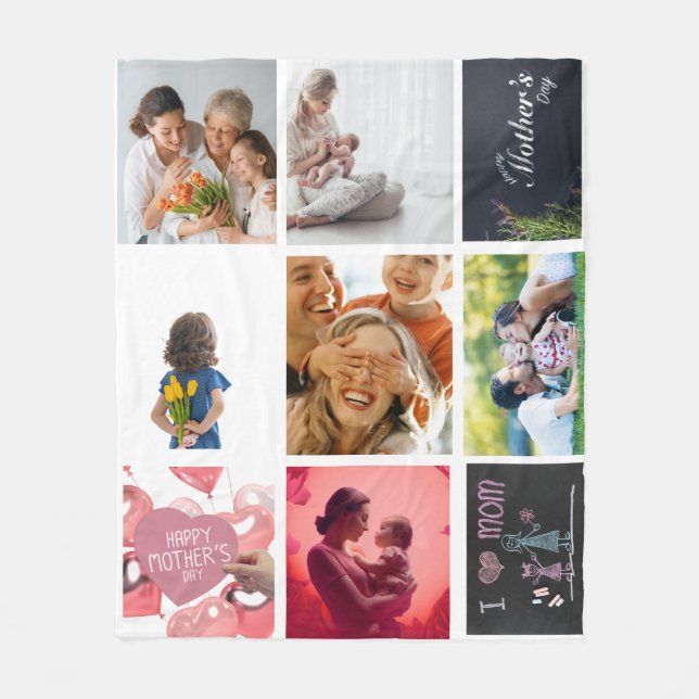 Cobertor De Velo Love you Mom (Frente)