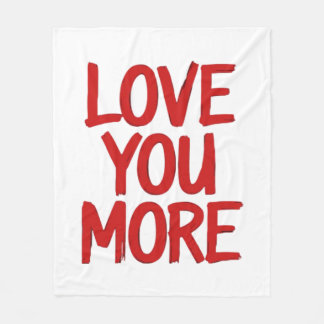 Cobertor De Velo Love You More Minimal Heartfelt Design