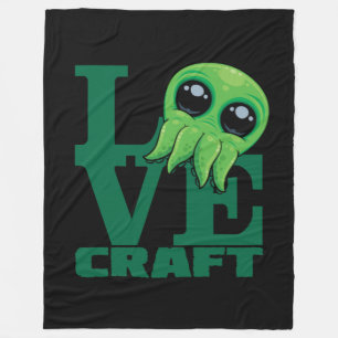 Cobertor De Velo Lovecraft Baby Cthulhu Design - Amor Cute Louco