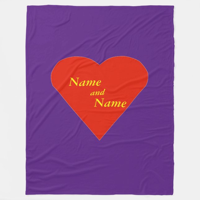 COBERTOR DE VELO LOVERS FLEECE BLANKET (Frente)